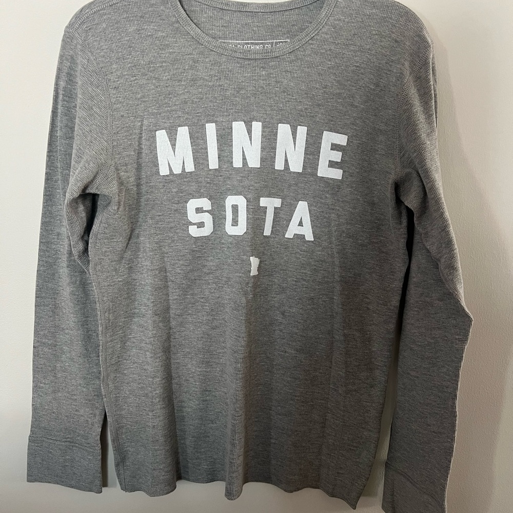Gray Minnesota Long Sleeve Shirt